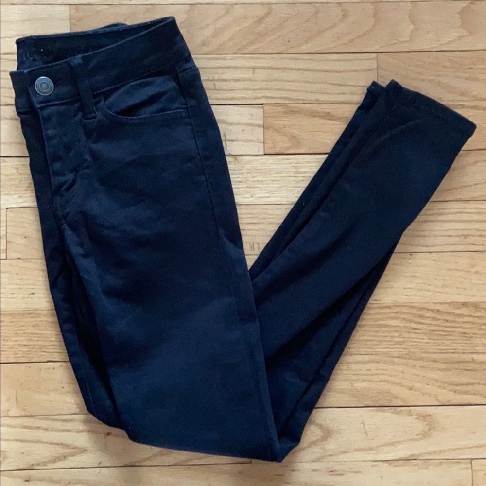 American Eagle Black Jeans 0 Regular